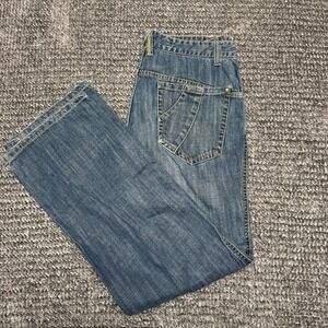 Vintage Jeep Mens Special Denim Straight‎ Leg Jeans Size 33x30 Blue Wash